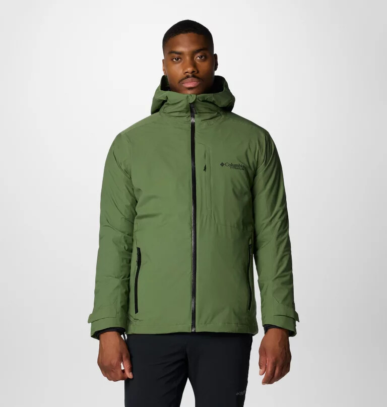 men silver leaf interchange jacket