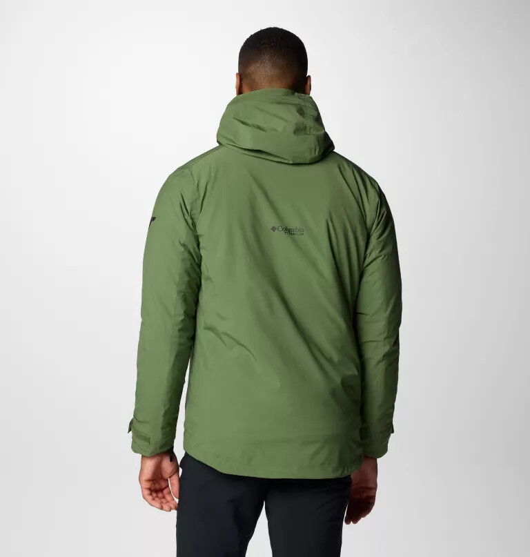 men silver leaf interchange jacket