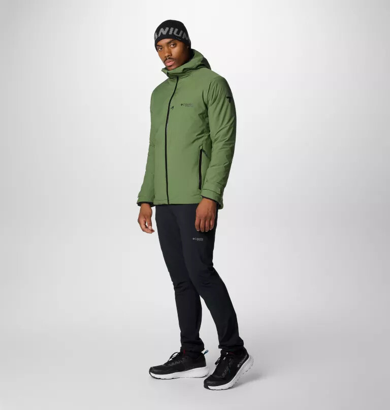 men silver leaf interchange jacket