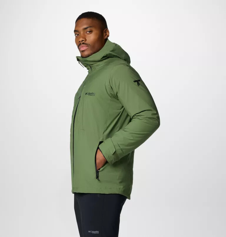 men silver leaf interchange jacket