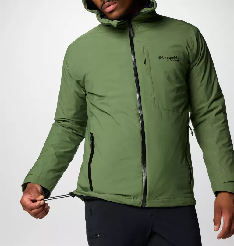 men silver leaf interchange jacket
