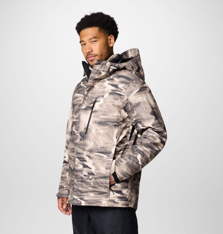 men whirlibird v printed interchange jacket