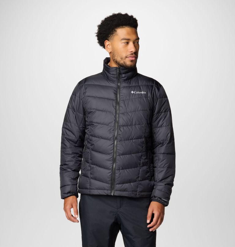 men whirlibird v printed interchange jacket