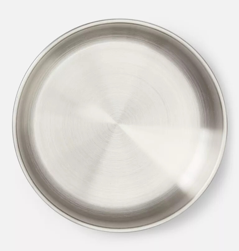 stainless steel double wall dog bowl - large