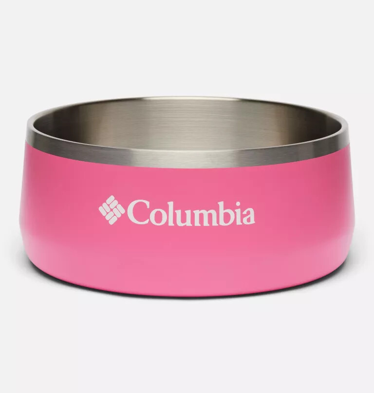 stainless steel double wall dog bowl - large