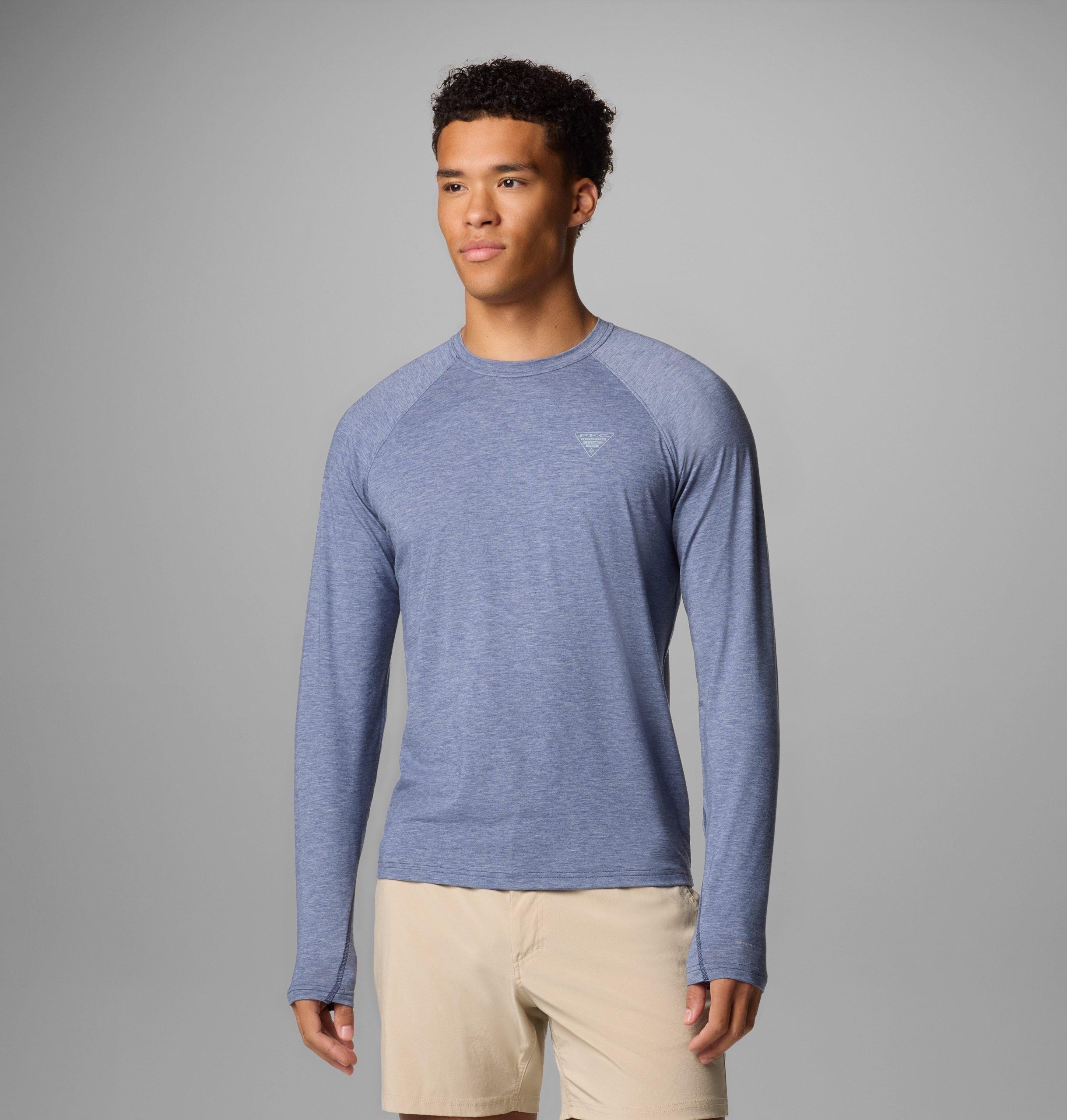 heren pfg uncharted shirt met lange mouwen