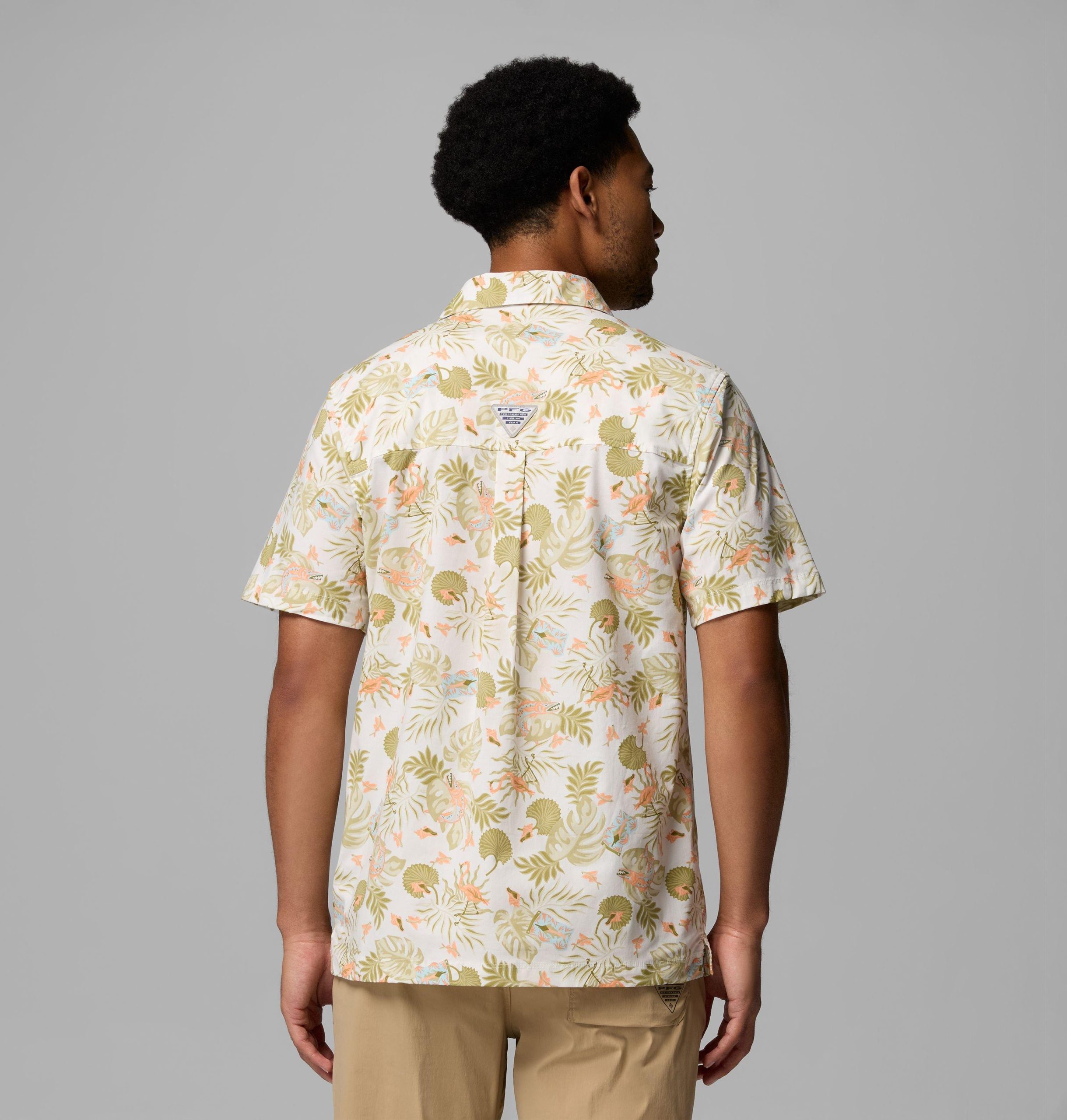 heren pfg wild cast camp shirt
