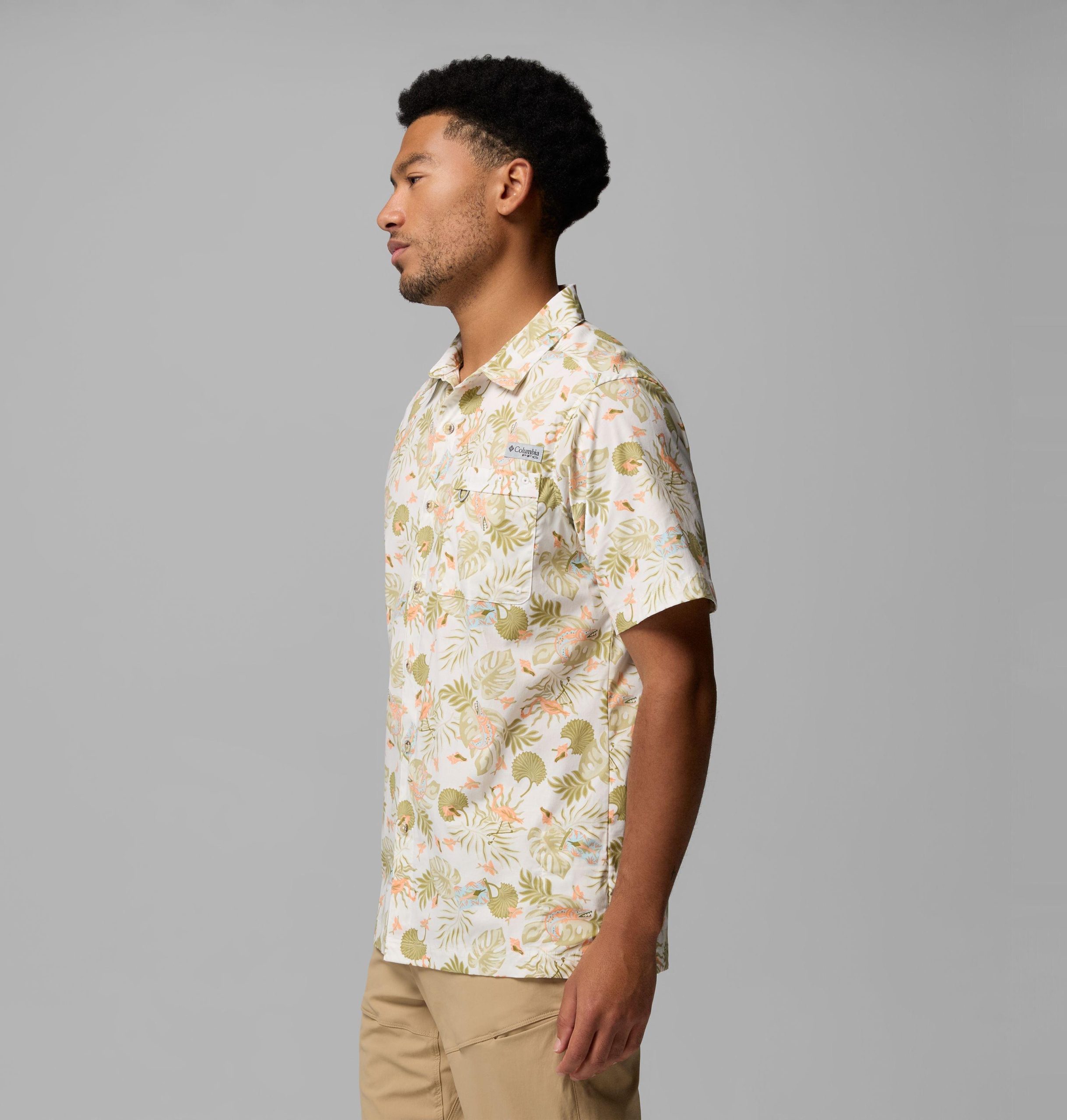 heren pfg wild cast camp shirt