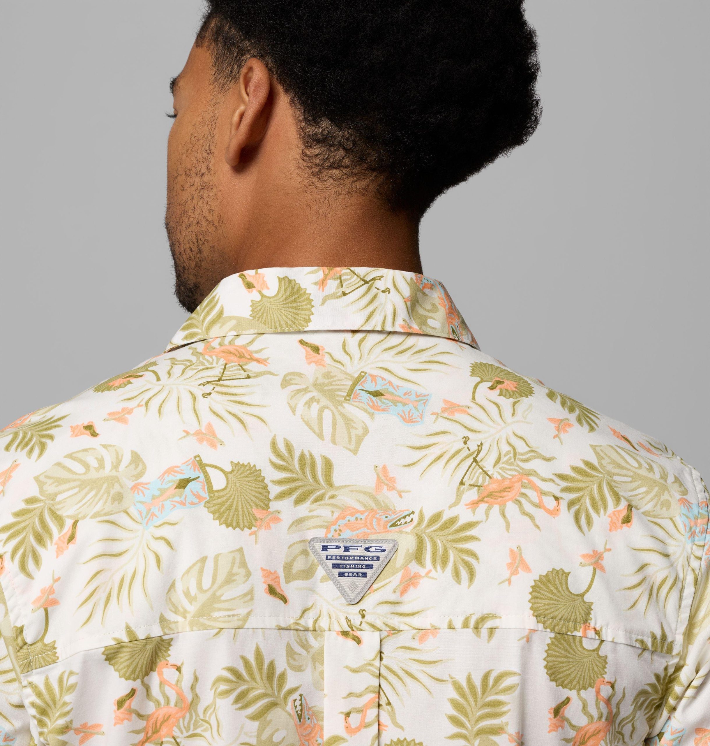heren pfg wild cast camp shirt
