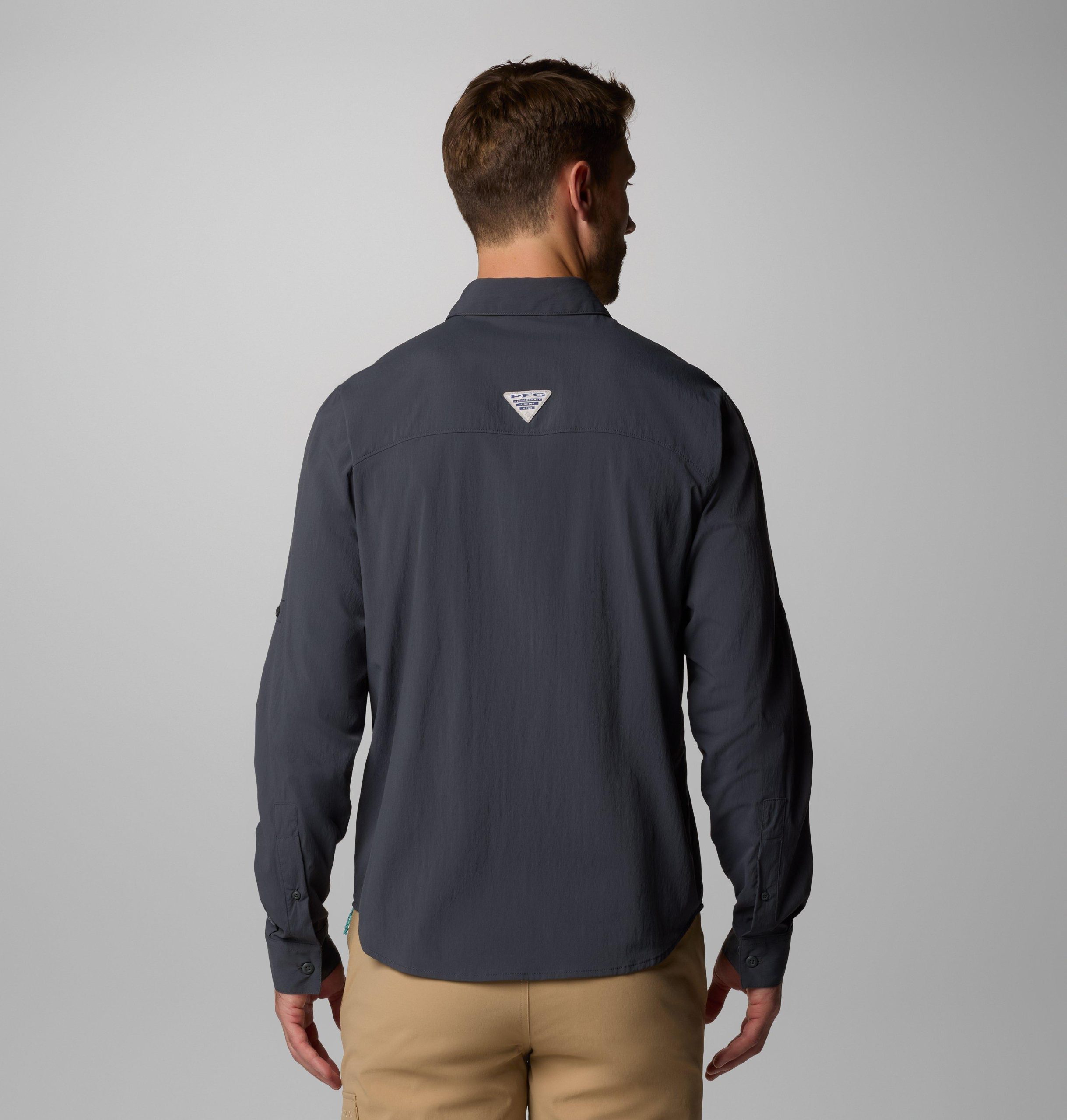 heren pfg wild cast t-shirt met lange mouwen