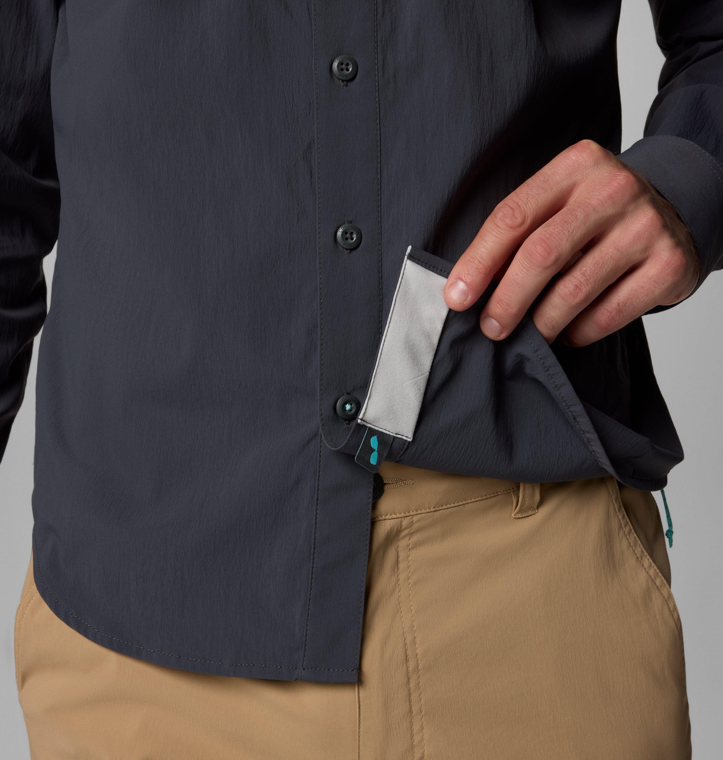 heren pfg wild cast t-shirt met lange mouwen