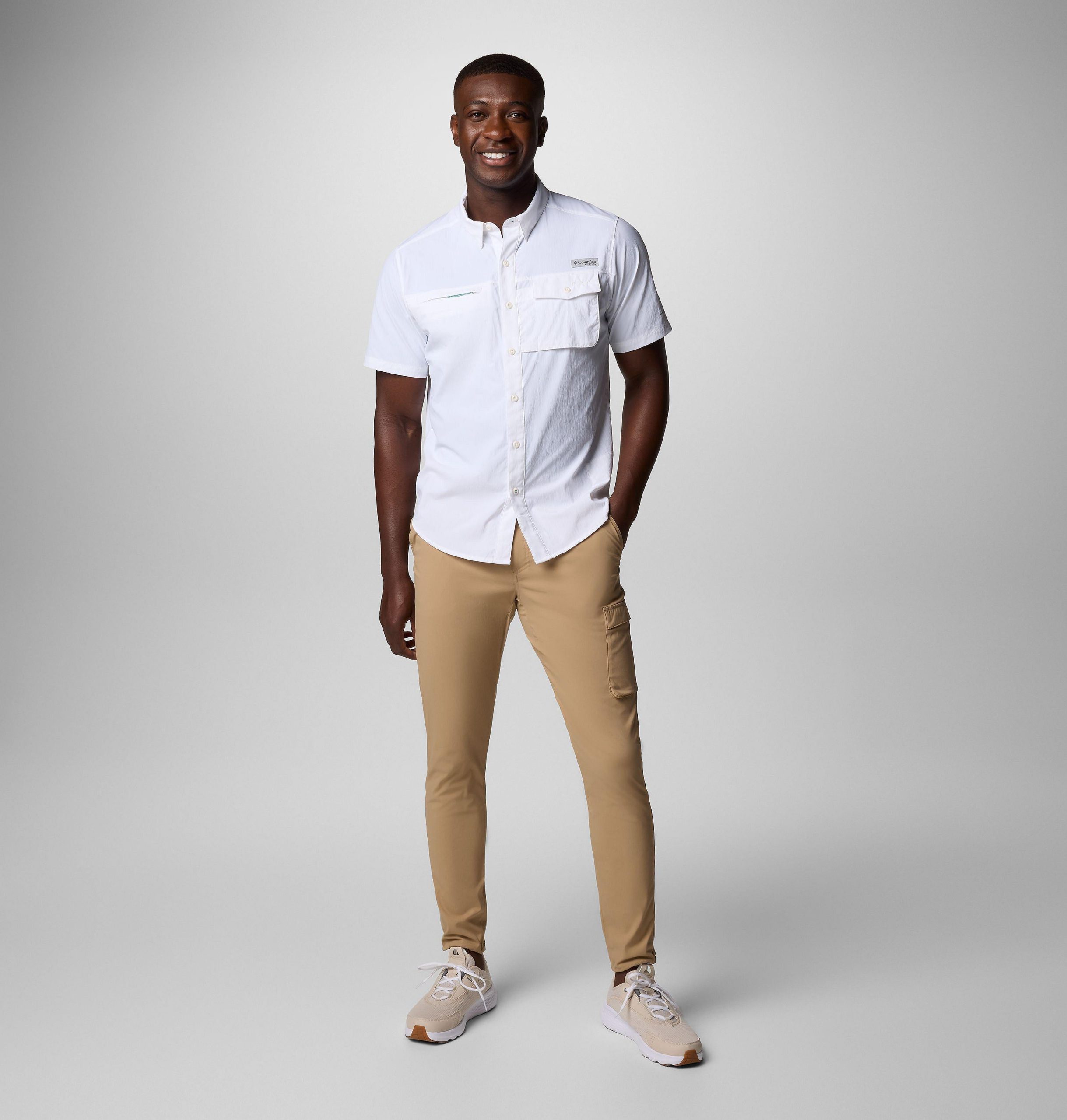 heren pfg wild cast t-shirt met korte mouwen