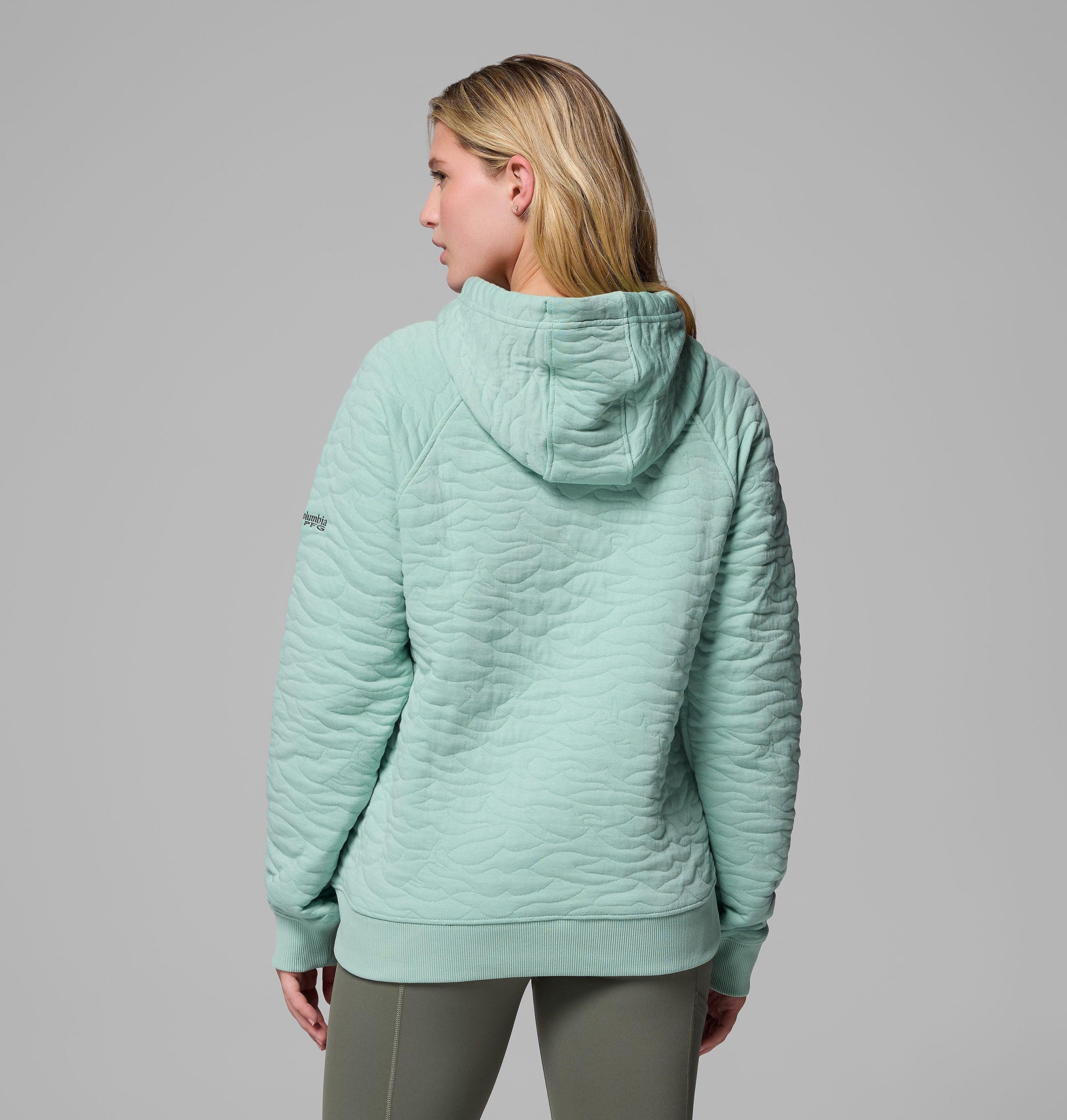 dames pfg open water gewatteerde hoodie