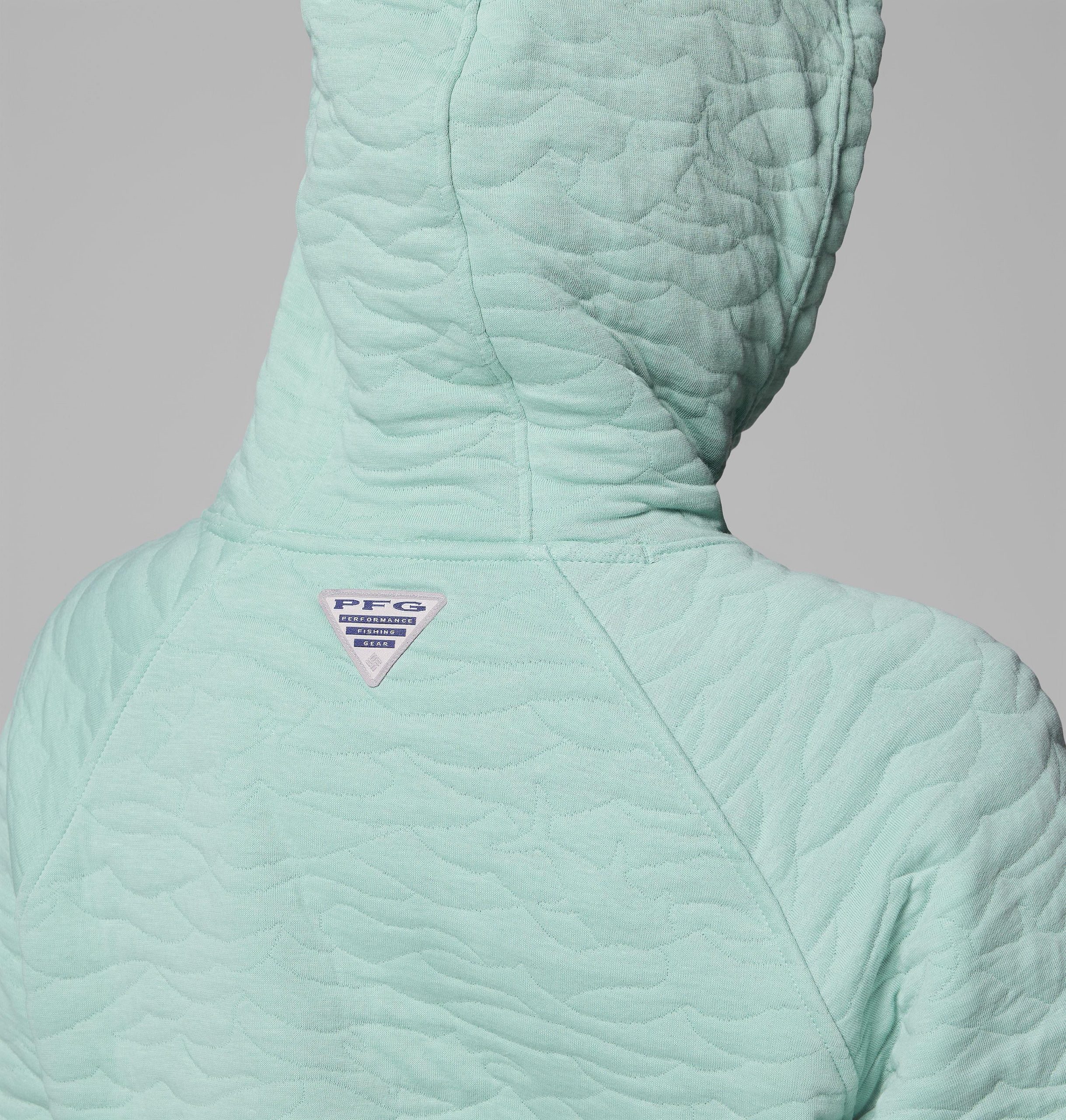 dames pfg open water gewatteerde hoodie