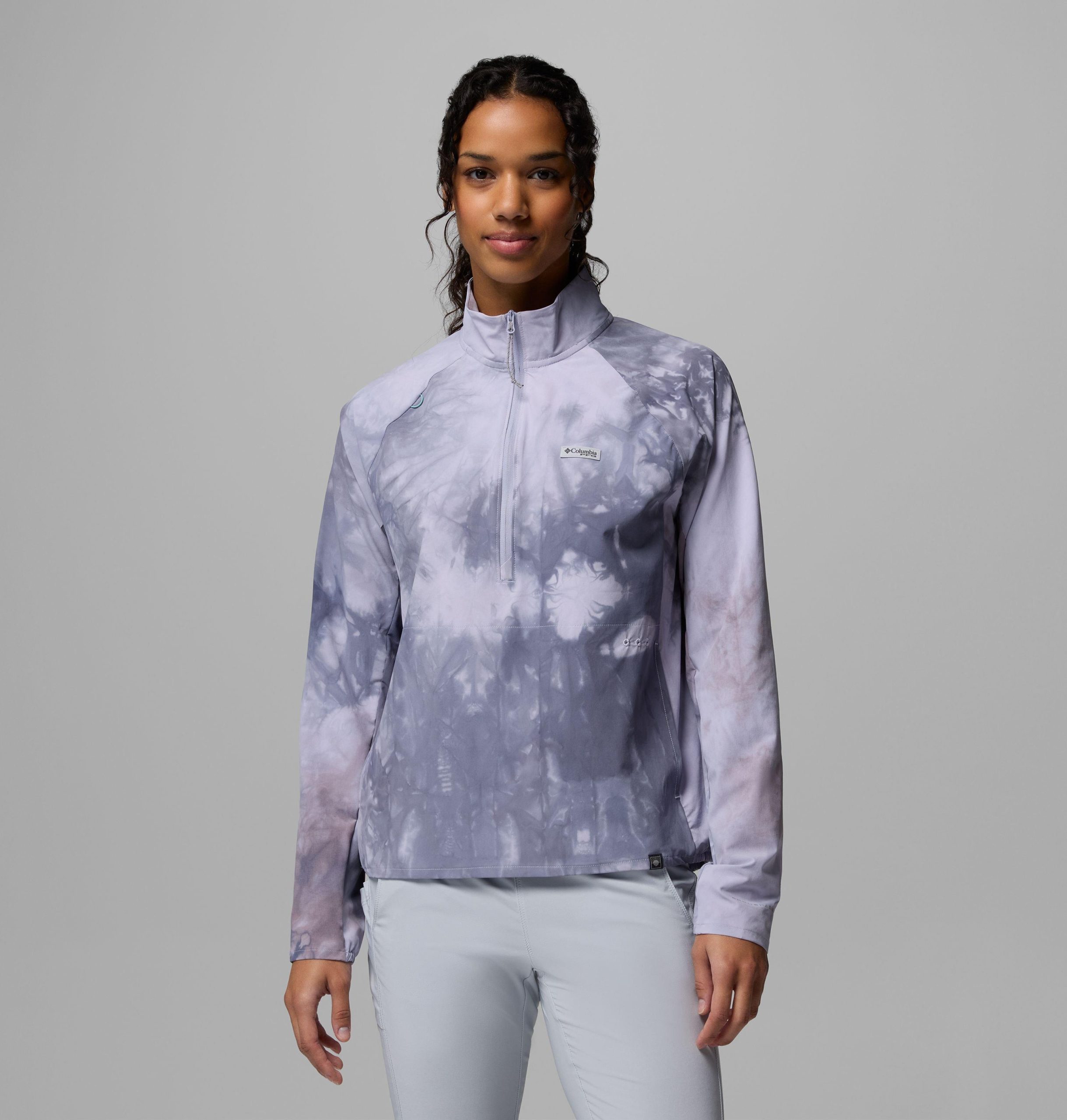 dames pfg uncharted cloud half zip shirt