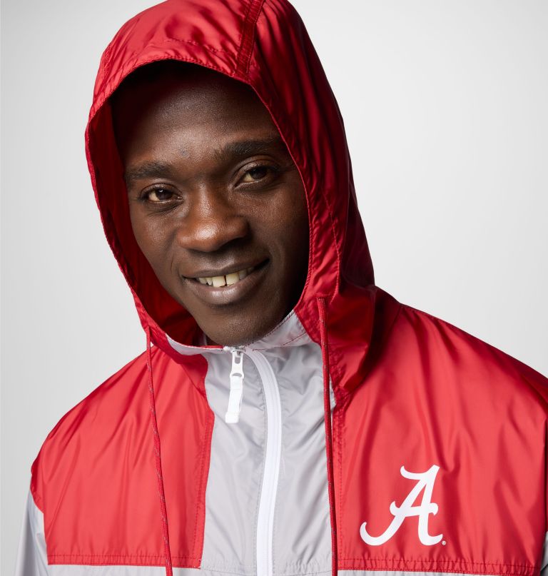 men collegiate flash challenger ii windbreaker - alabama