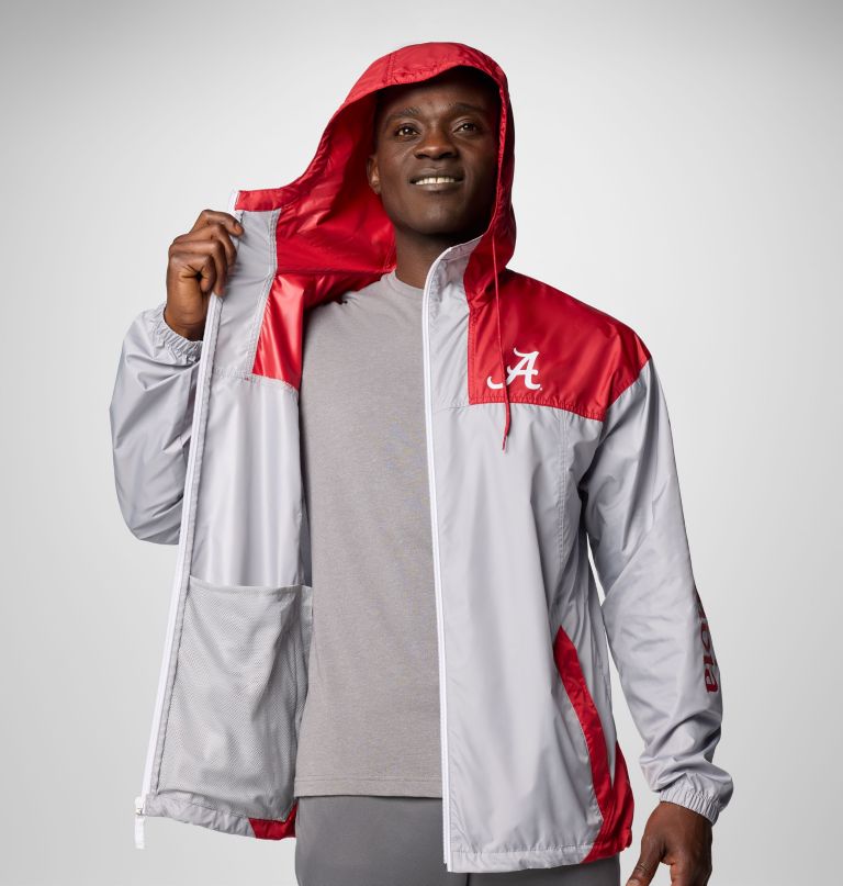men collegiate flash challenger ii windbreaker - alabama