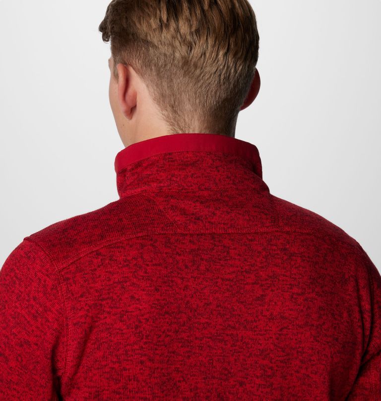 men collegiate sweater weather fleece half zip pullover - alabama