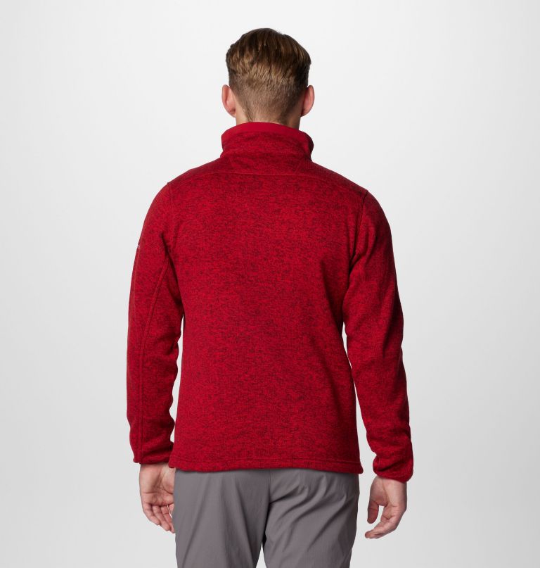 men collegiate sweater weather fleece half zip pullover - alabama