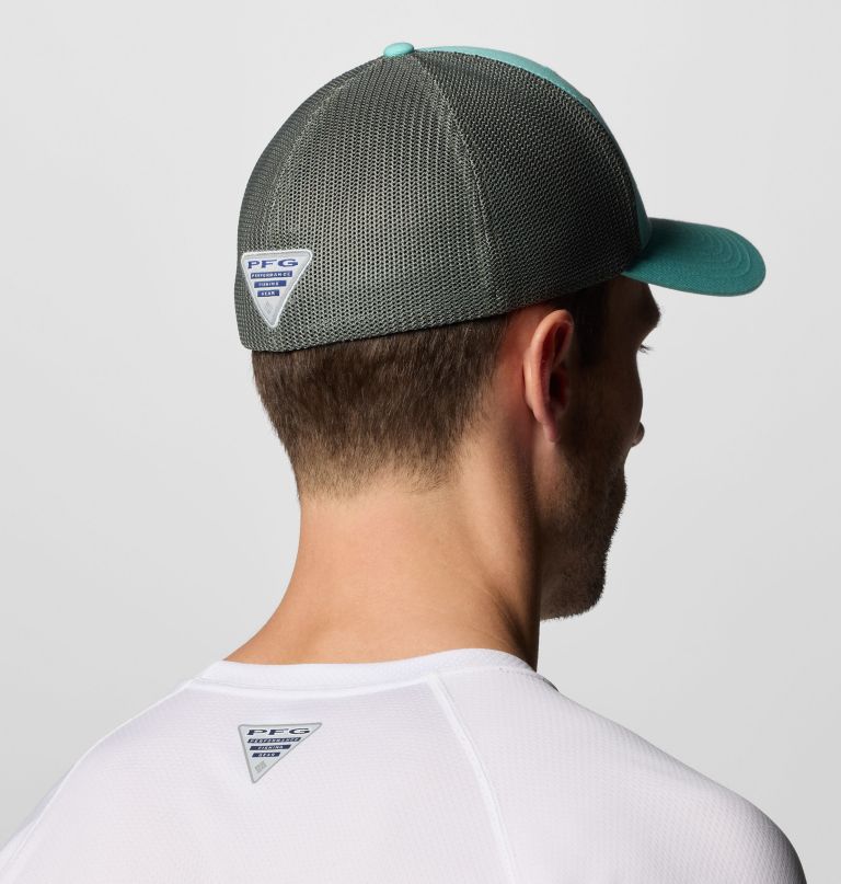 pfg fish flag mesh ball cap
