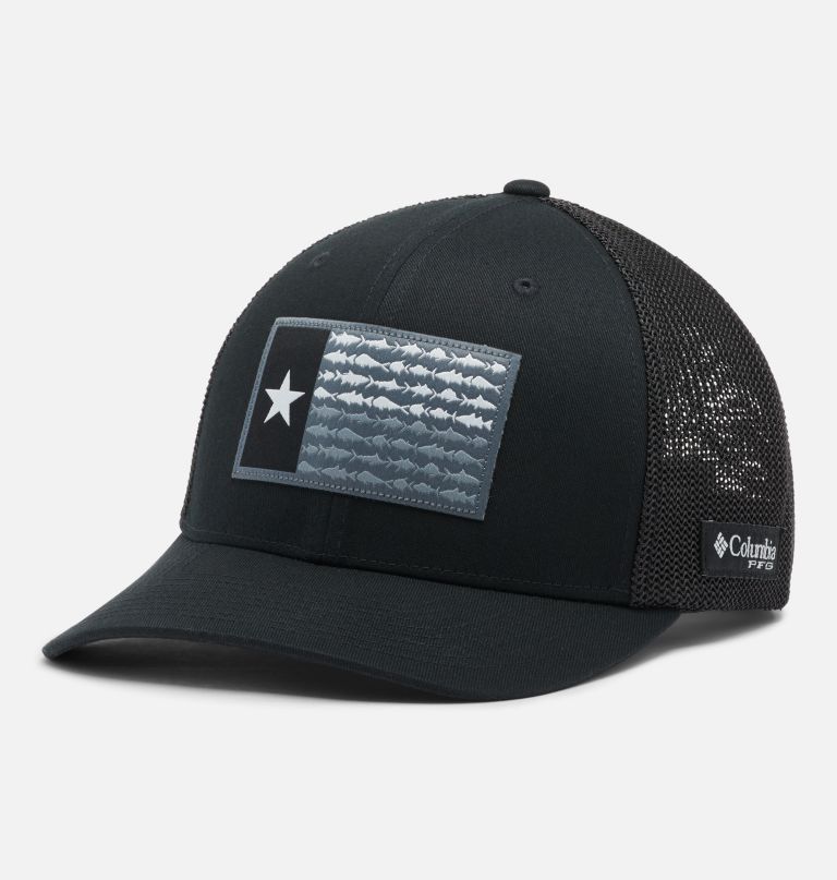 pfg fish flag mesh ball cap