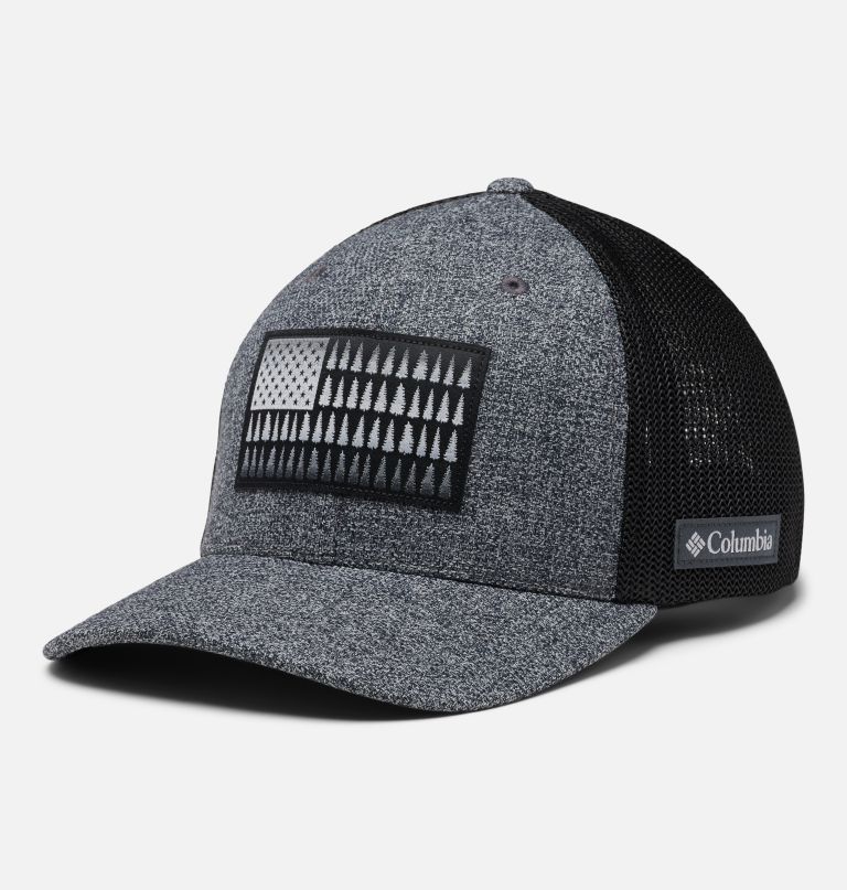 columbia mesh tree flag ball cap