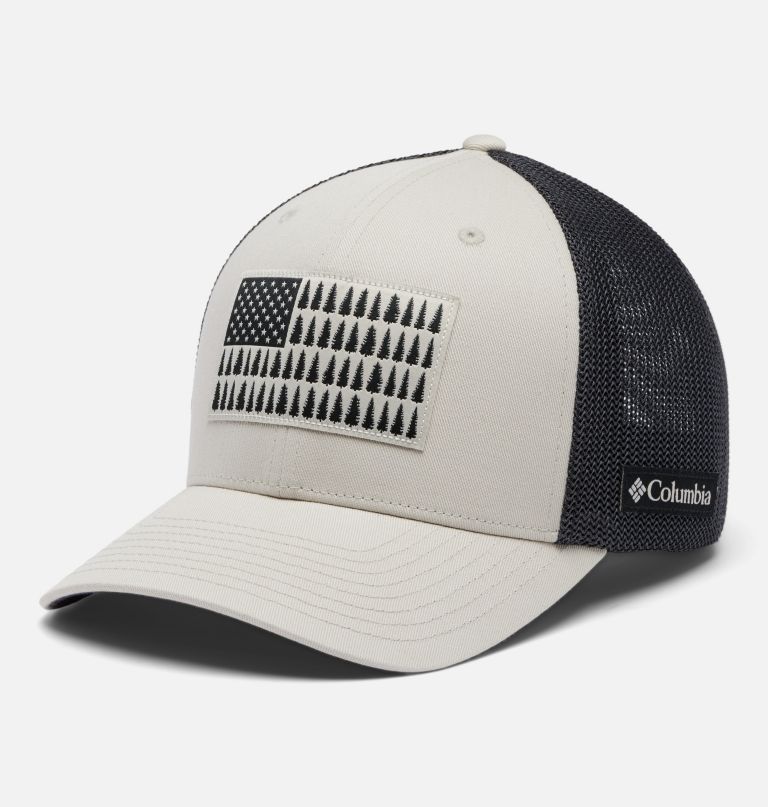 columbia mesh tree flag ball cap