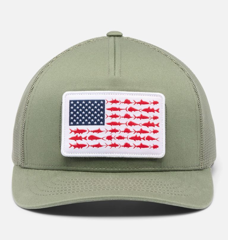 pfg cast n hook snap back ball cap