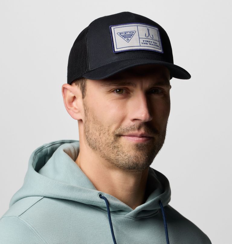 pfg cast n hook snap back ball cap