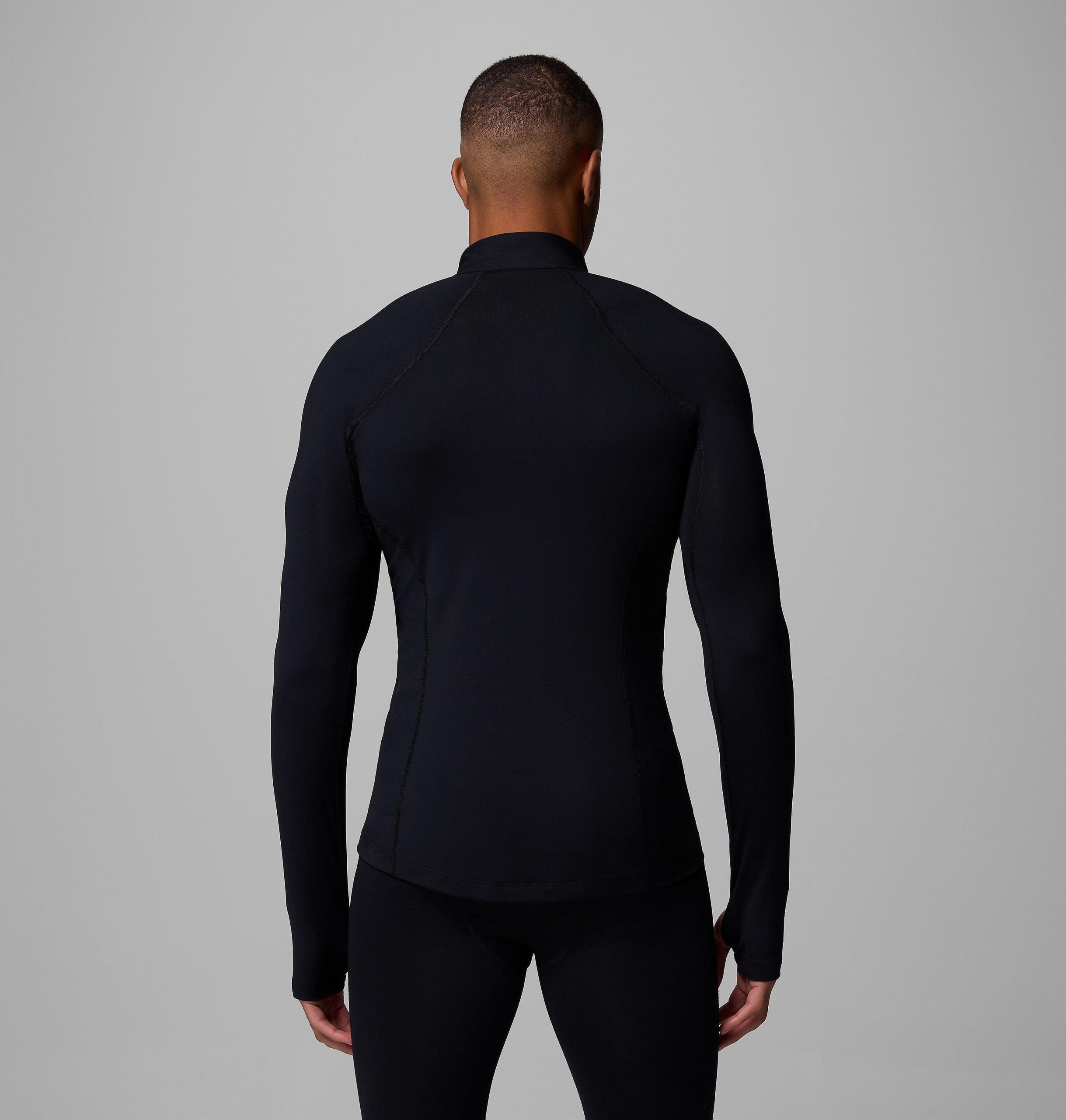omni-heat halfzware baselayer met halve rits voor heren