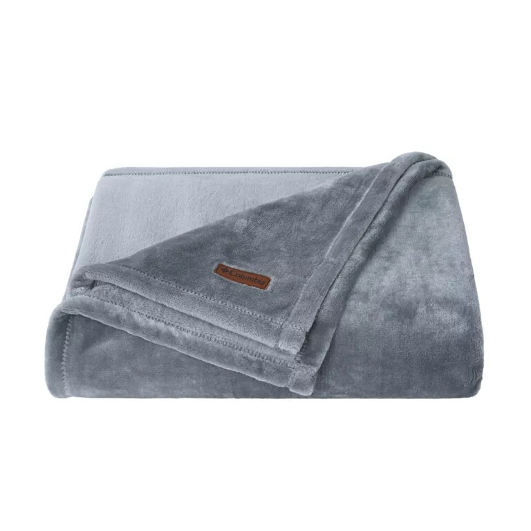 columbia plush throw