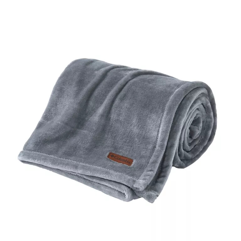 columbia plush throw