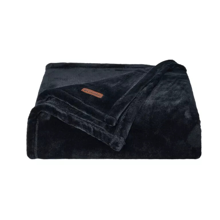 columbia plush throw