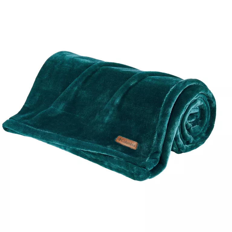 columbia plush throw