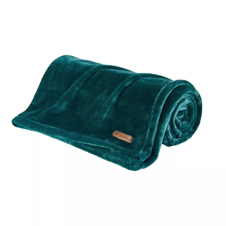 columbia plush throw
