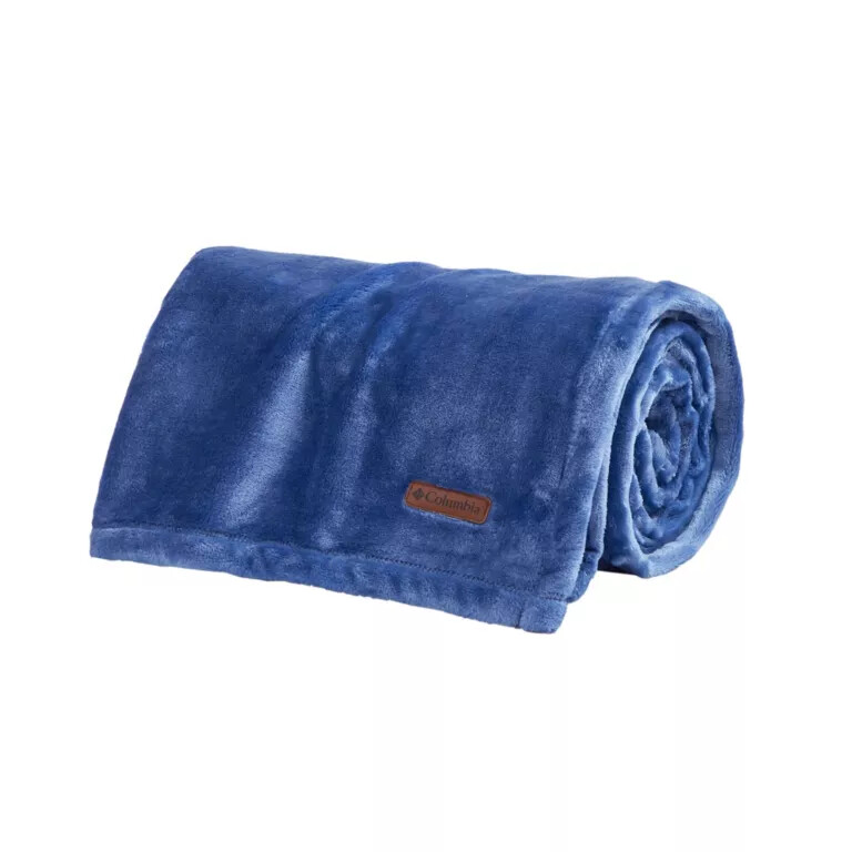 columbia plush throw