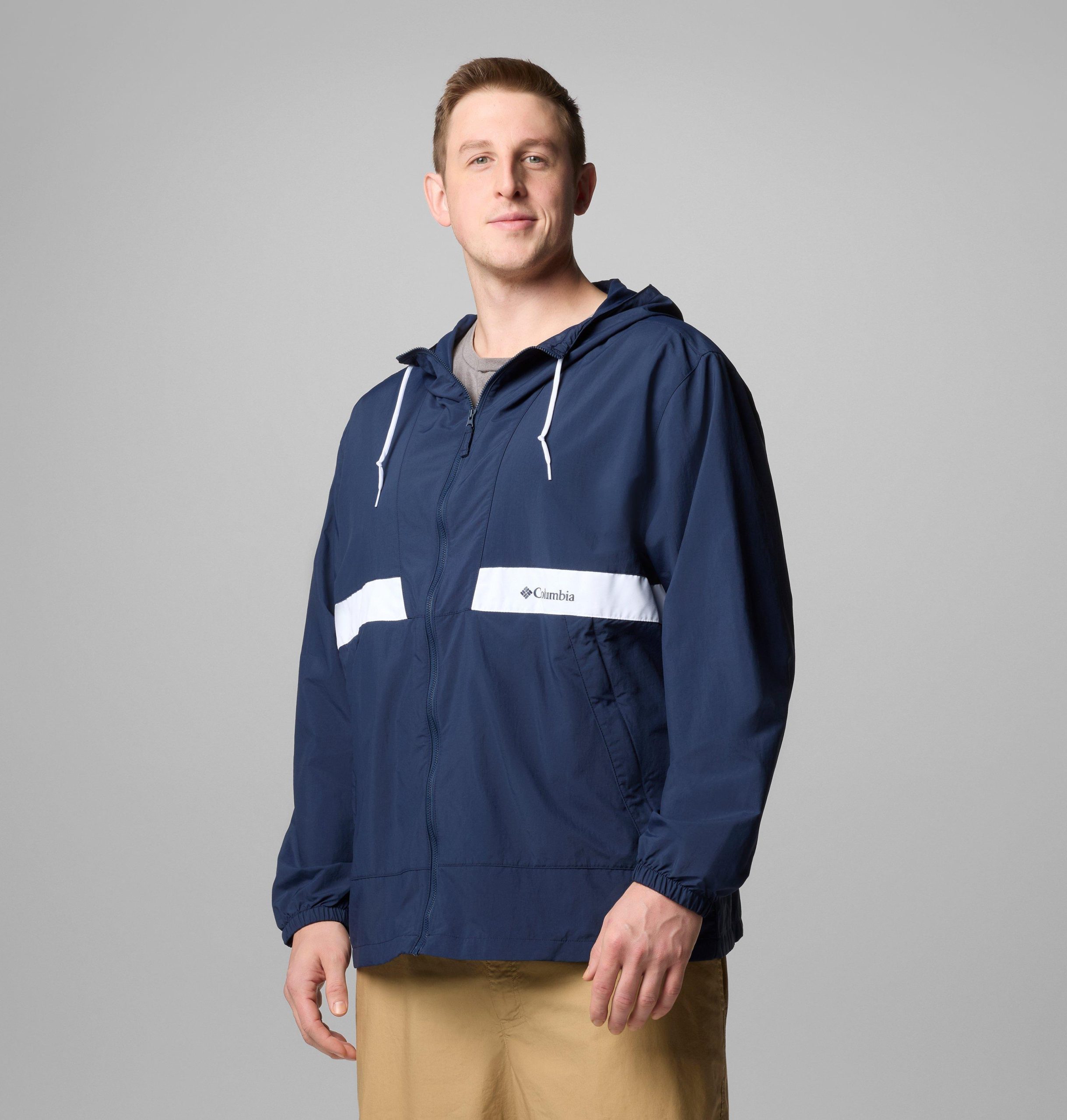 heren spire valley windjack met capuchon - groot
