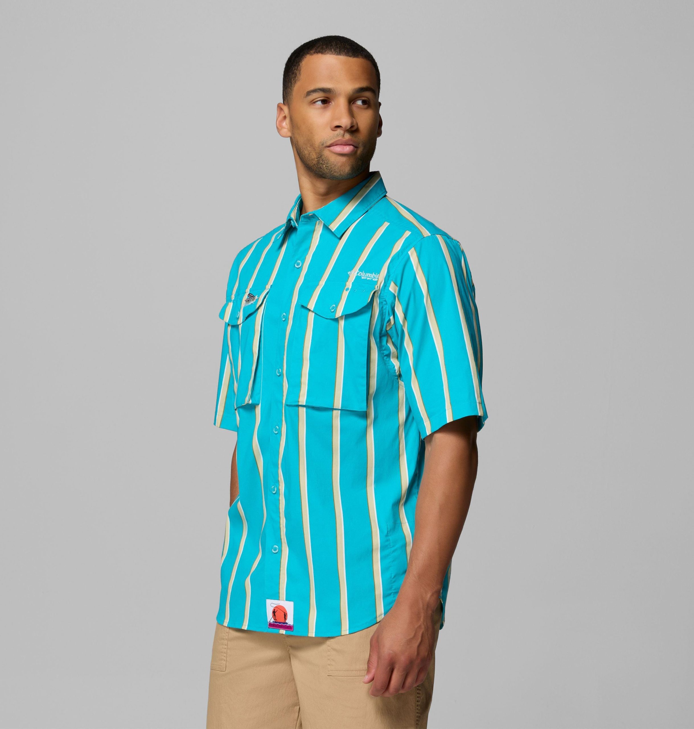 heren pfg bonefish flats bedrukt t-shirt met korte mouwen