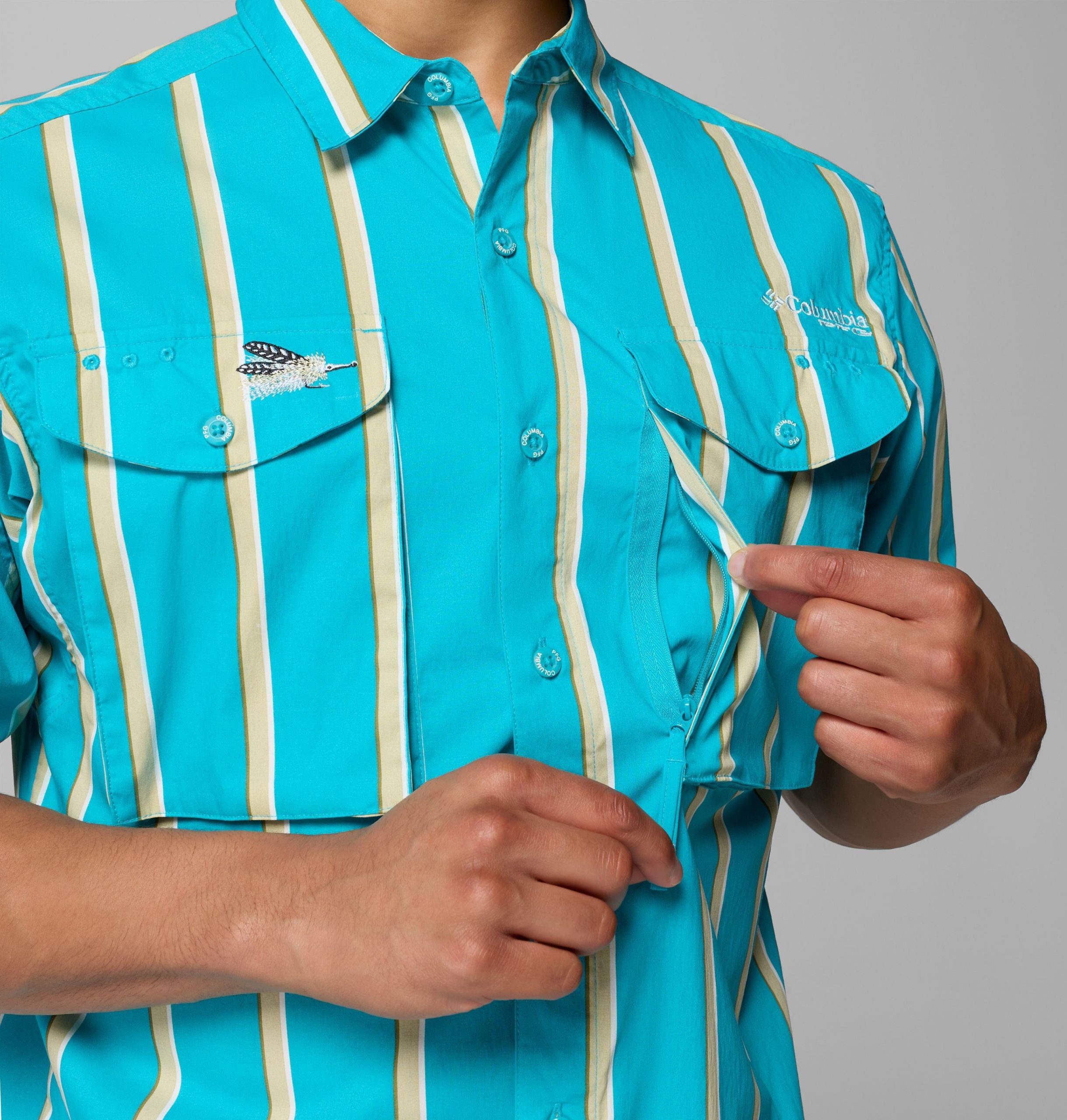 heren pfg bonefish flats bedrukt t-shirt met korte mouwen