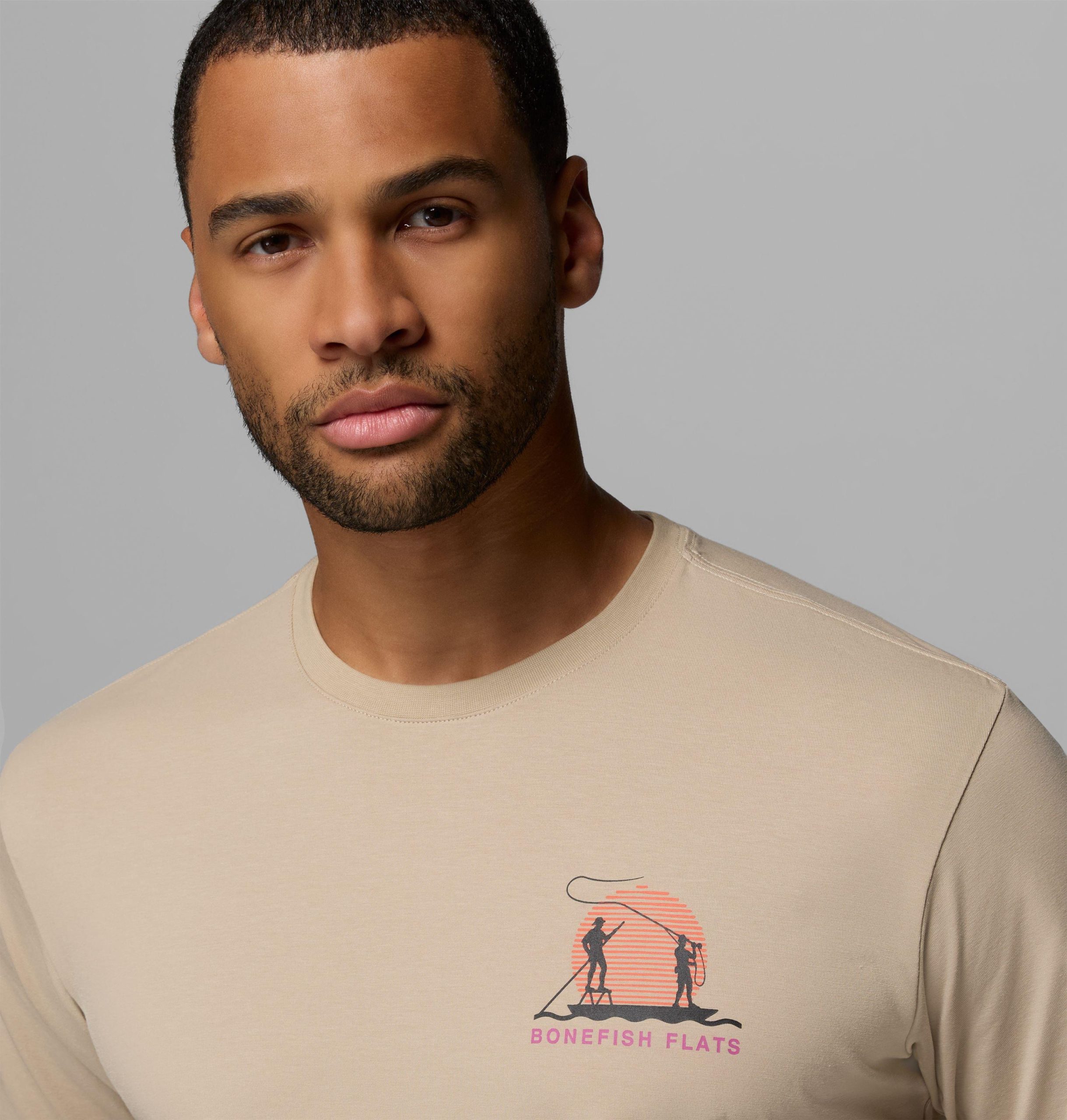 heren pfg bonefish flats t-shirt met korte mouwen