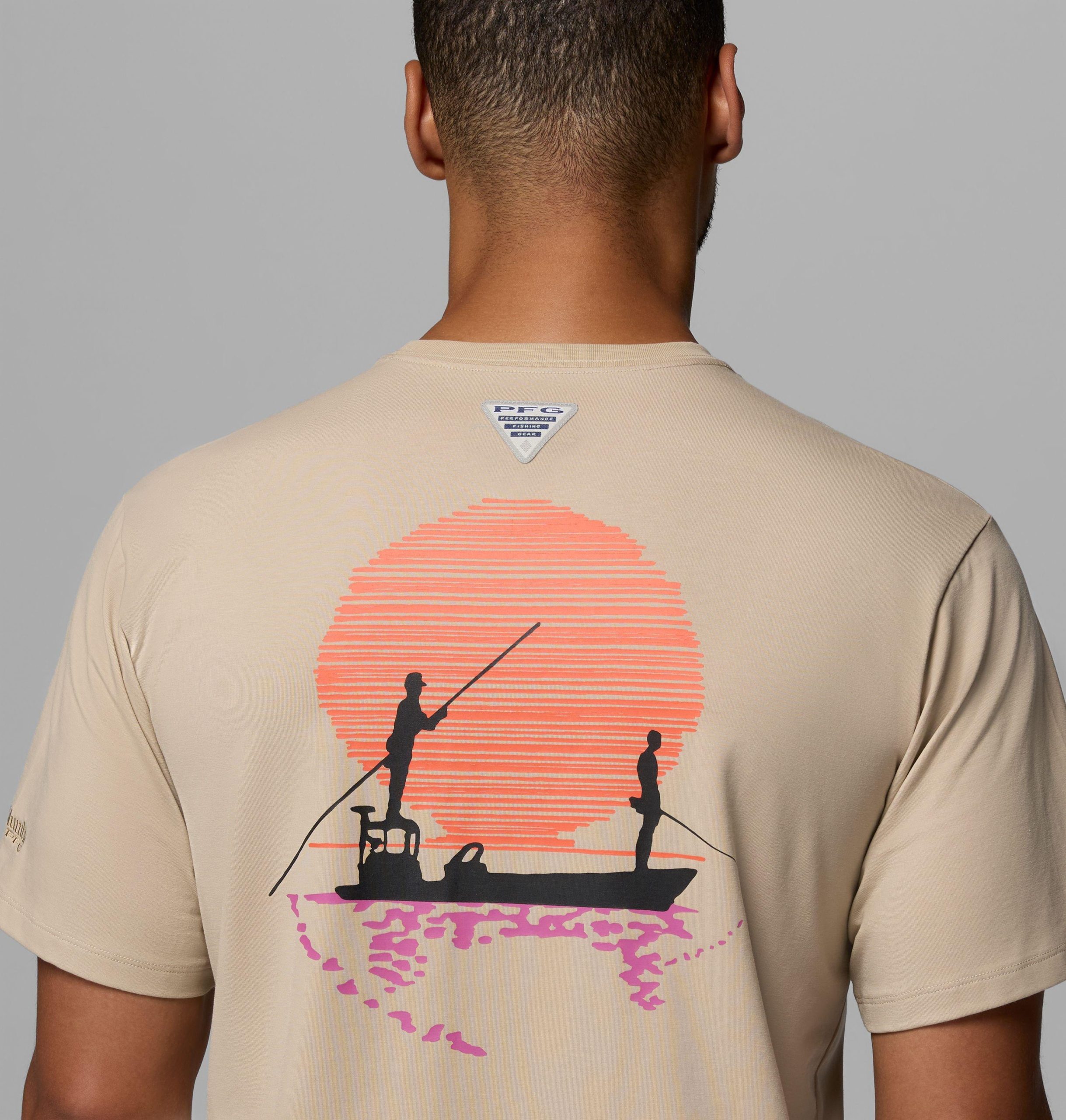 heren pfg bonefish flats t-shirt met korte mouwen