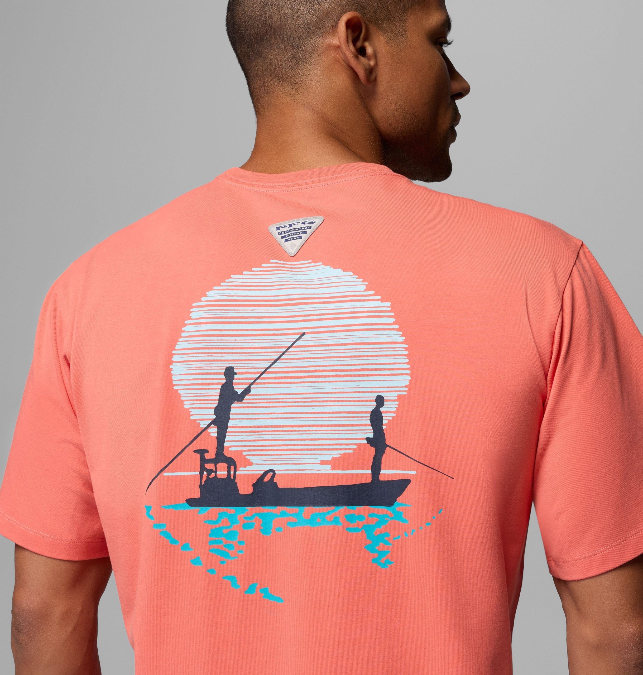 heren pfg bonefish flats t-shirt met korte mouwen