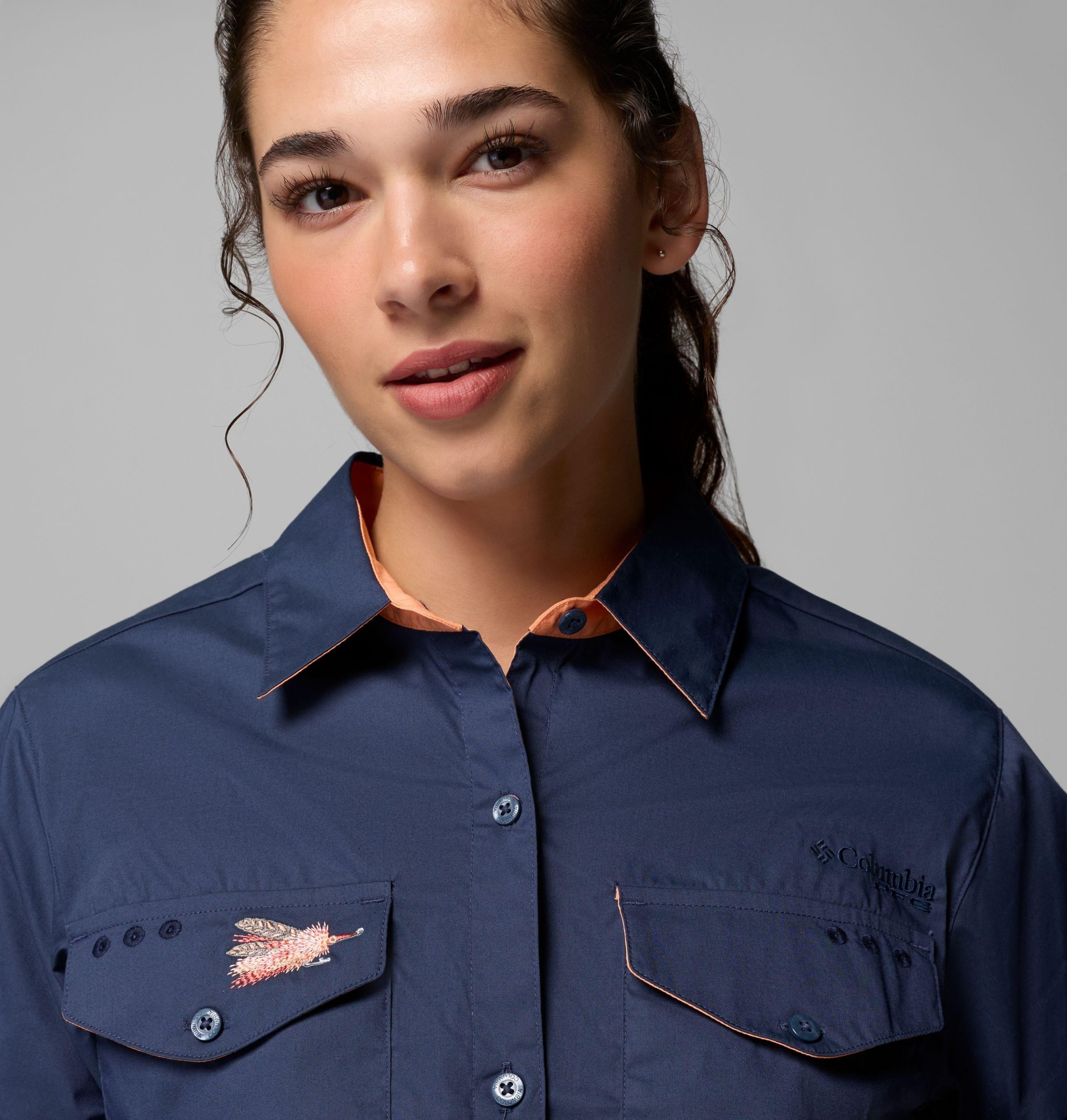 dames pfg bonefish flats t-shirt met korte mouwen