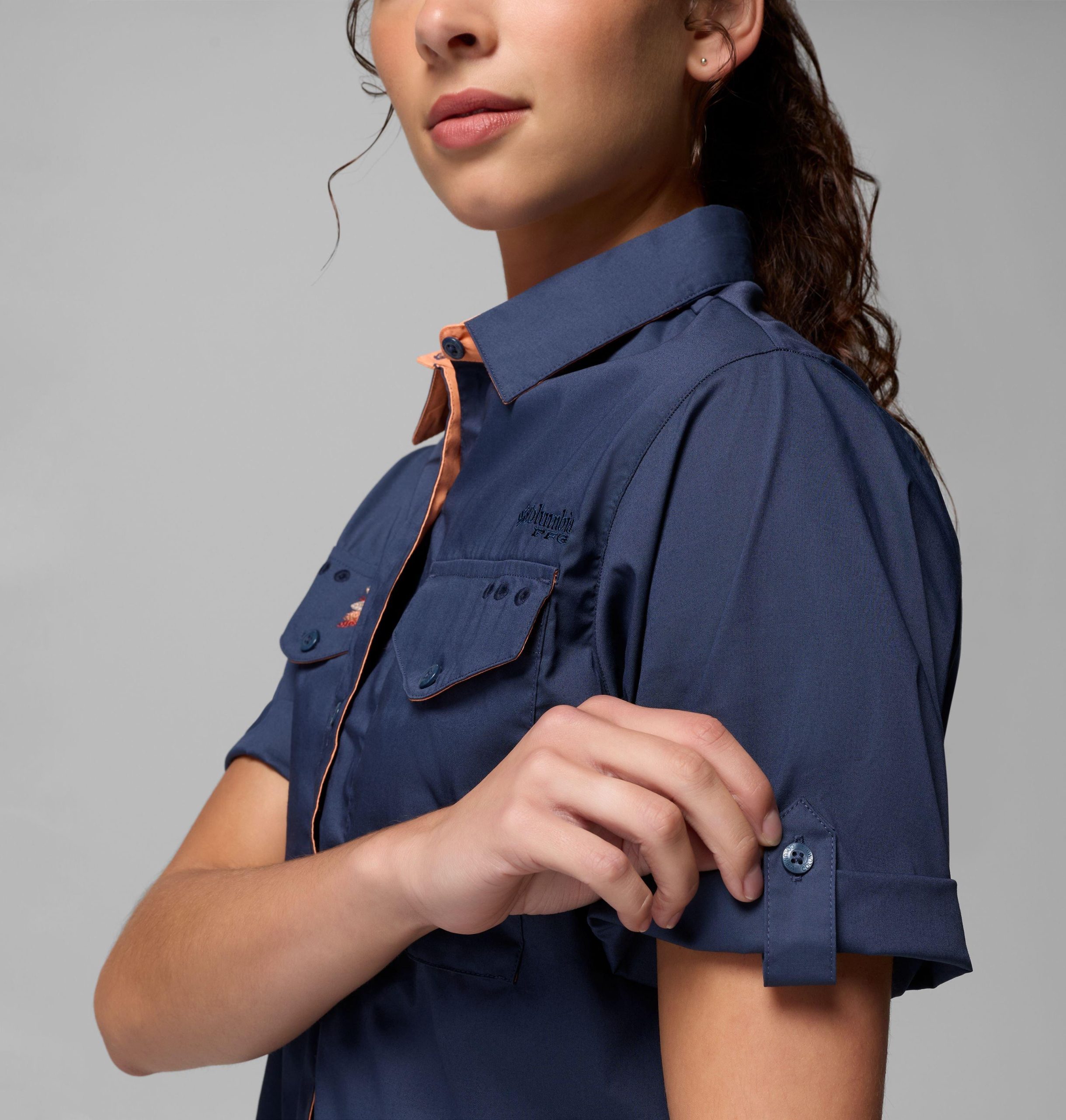 dames pfg bonefish flats t-shirt met korte mouwen