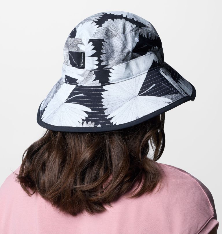 women diamond crest printed sun hat