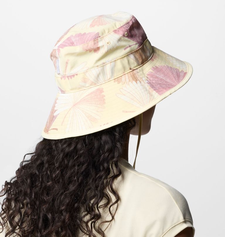 women diamond crest printed sun hat