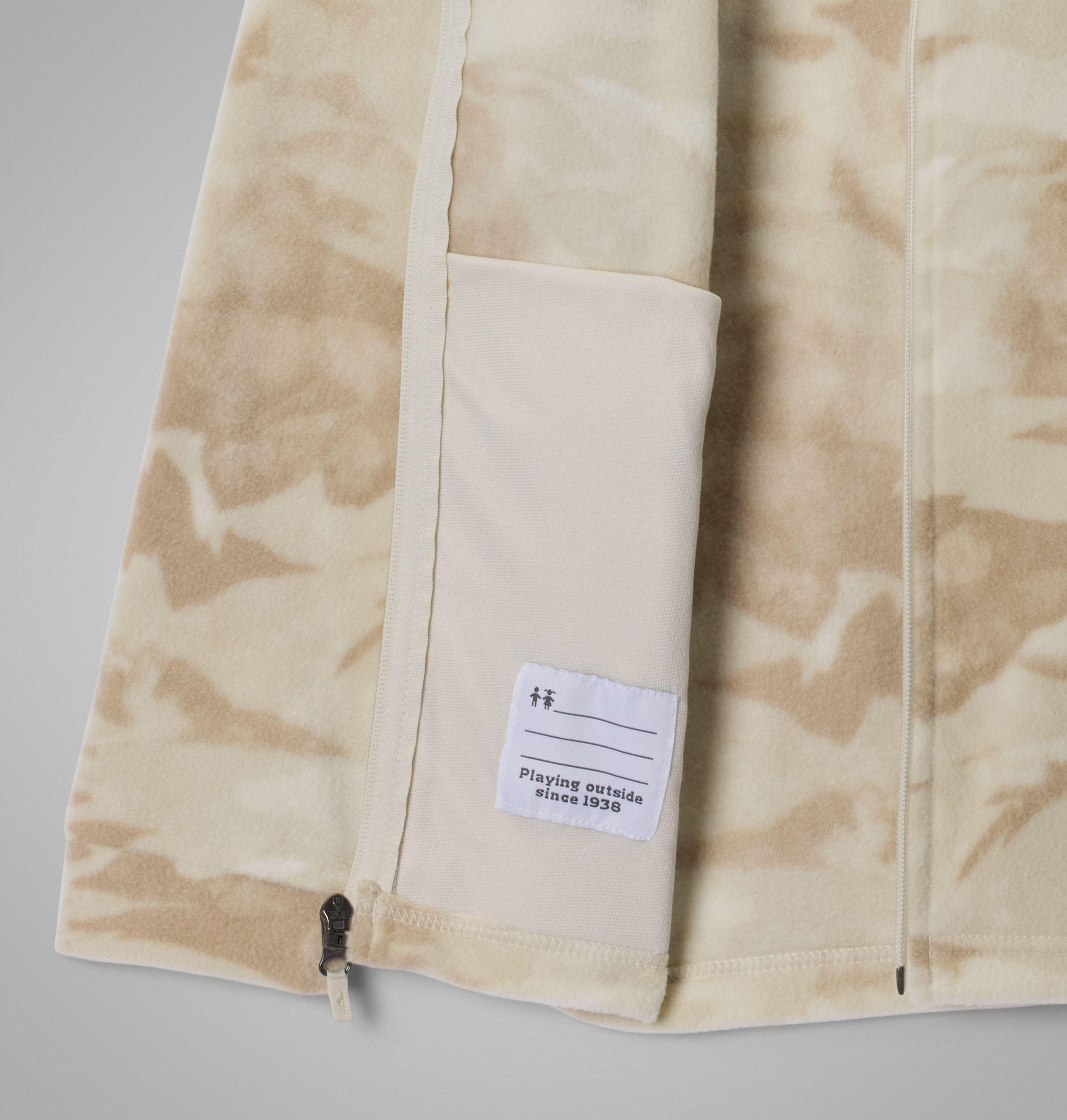 fleece met granite mountain-print voor kinderen