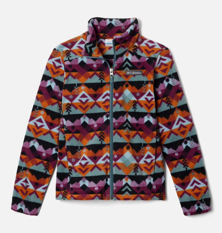 boys castle dale printed full zip fleece