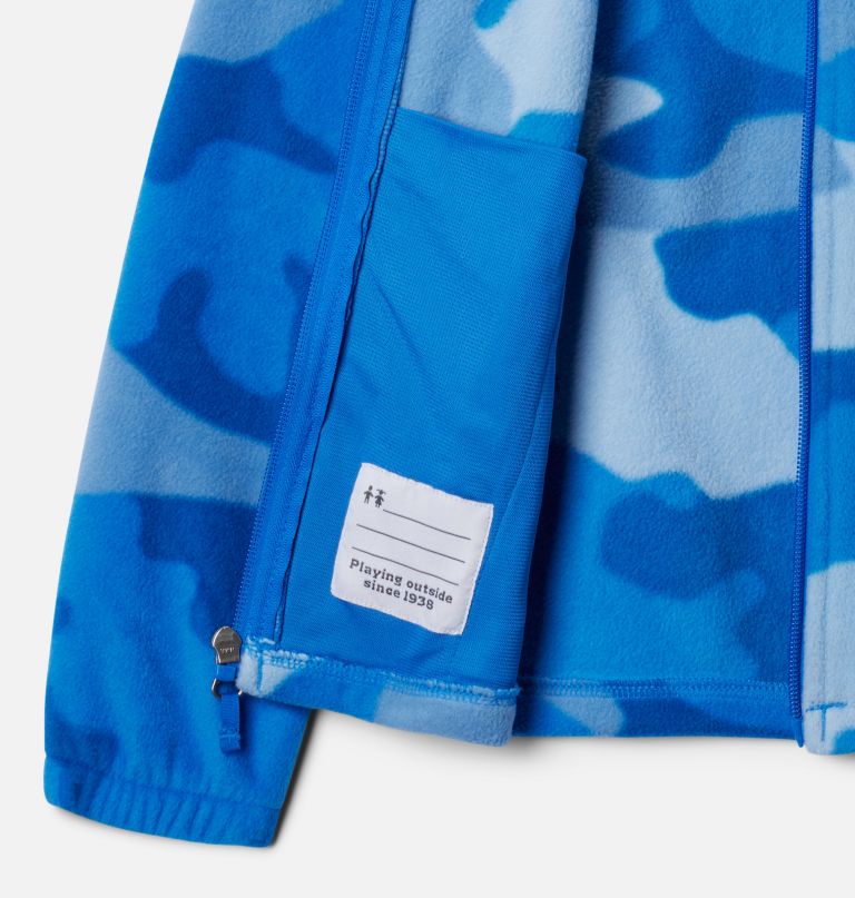 boys castle dale printed full zip fleece