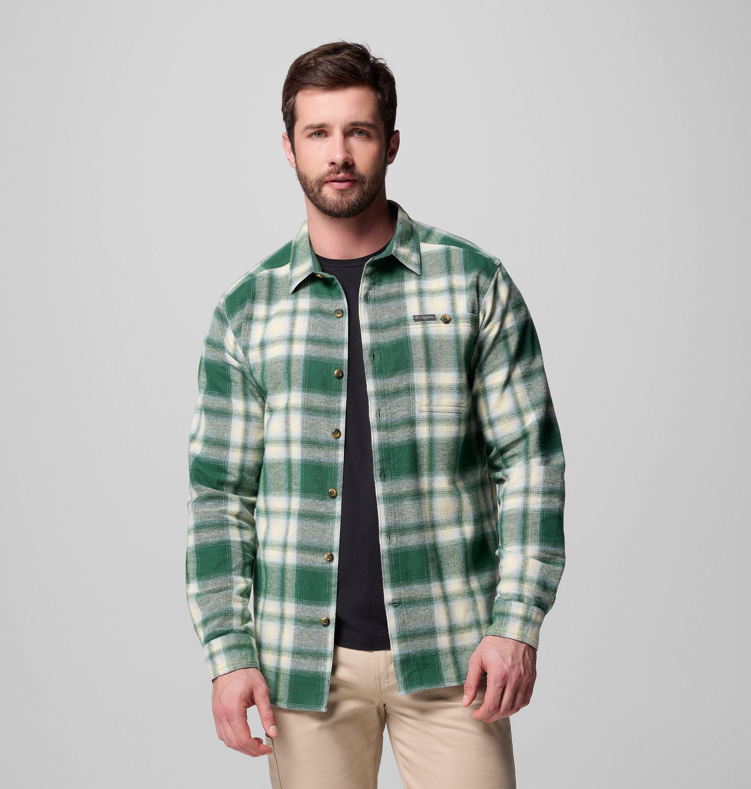 heren pitchstone zwaar flanel ii